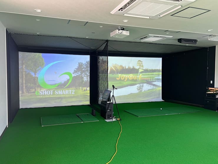 ゴルフランド社製シミュレーションゴルフ「JoyGolf Smart+」を設置